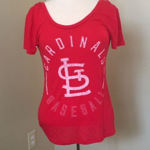 St. Louis Cardinals  shirt pink and 5th & Ocean - Picture 1 of 5